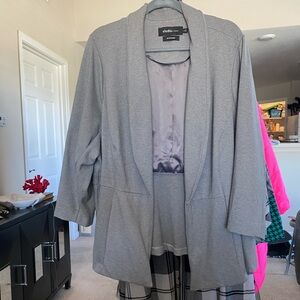 Torrid studio collection 5 5x blazer with shawl collar and peplum AS IS